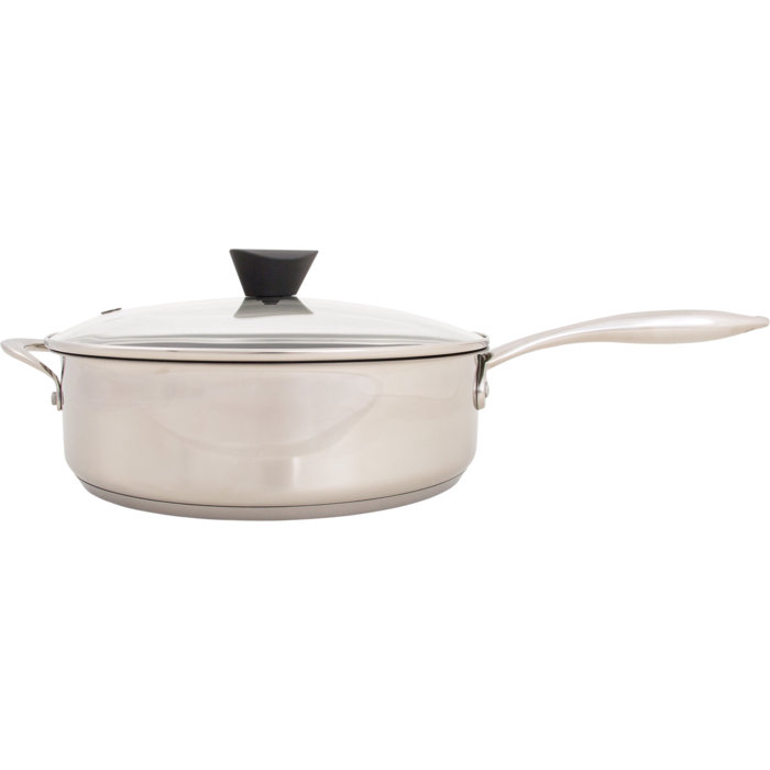 NuWave 3 Quart Nonstick Saucepan with Tempered Glass Lid